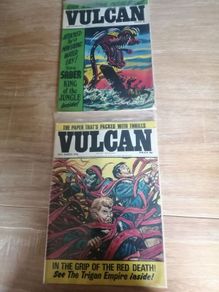 Collectible Vulcan UK Comics National Edition complete 28 issues and 3 Valiant and Vulcan comics