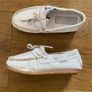 Step2wo London Leather White Loafers / Moccasins Image 6