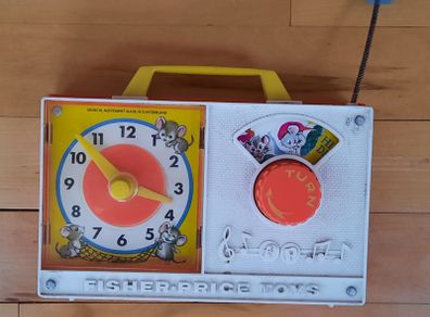 Vintage Fisher Price Clock Radio