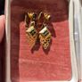 Vintage Golden Tone Earrings Image 2