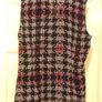 Dkny sleeveless black with grid design top Image 2