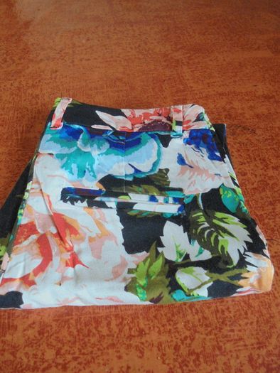H&M Floral Straight Leg Trousers for Sale