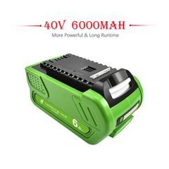 BRAND NEW 6000mAh Rechargeable Replacement Battery For Creabest 200W GreenWorks G-MAX GMAX 29462 29472 22272 Battery 29717