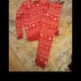 Unisex adult Xmas pjs small x 2 Image 2