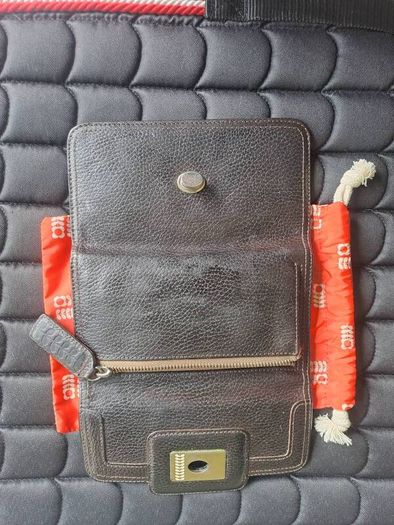 orla kiely leather wallet