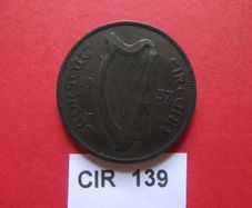 1937 Irish Free State. One Penny. Nice condition!