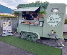 Coffee trailer ready to go