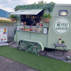 Coffee trailer ready to go