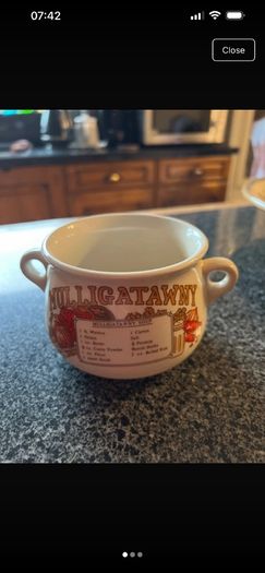 Vintage soup mug
