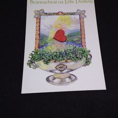 Ireland Postcard : St. Patrick's Day Postcard - Beannactai na Feile Padraig 1997