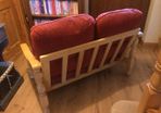 couch/sofa two seater fireside couch