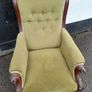 Victorian Mahogany Armchair Image 4