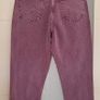 MANGO mauve high waisted frayed bottom jeans Sz 34 (Fit 8UK) - Bnwot Rrp 39.99 Image 9
