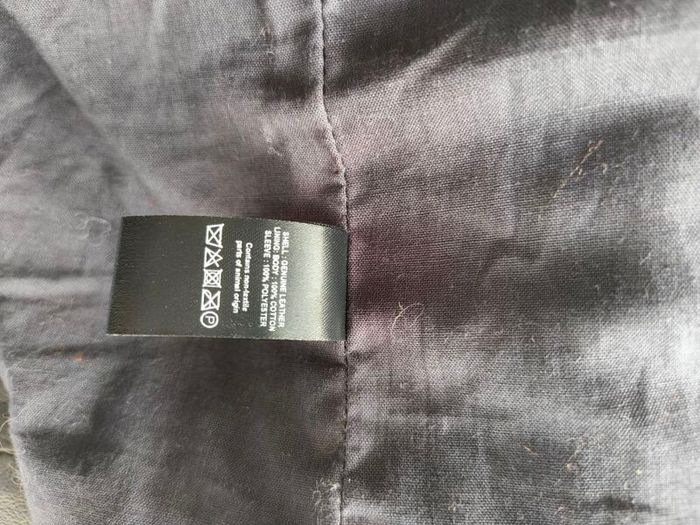 Leather biker style jacket size 16