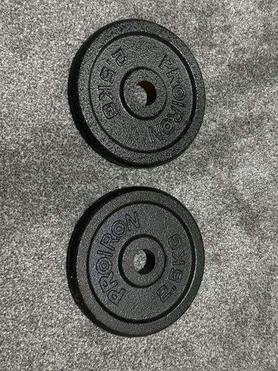 Pro Iron 2x2.5kg Weight Plates