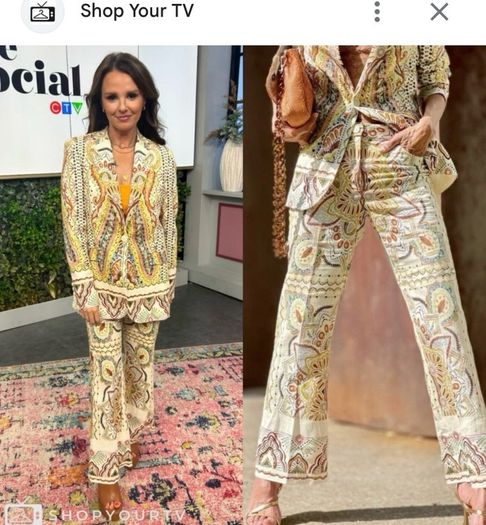 Gorgeous Zara Bloggers Viral Insta Famous Boho Ethnic Print Linen Blend Suit, Blazer and Trousers