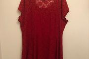 New look red dress (size 26)