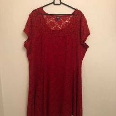 New look red dress (size 26)