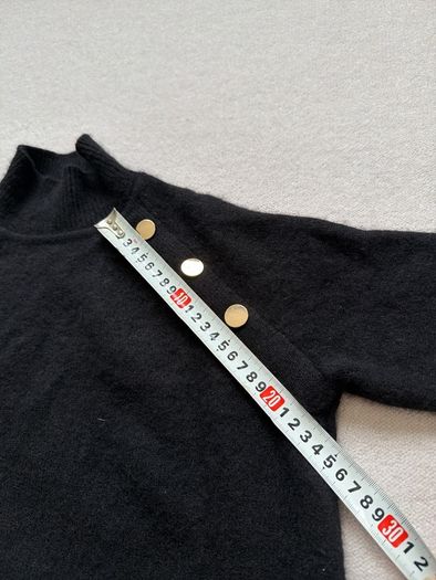 From Future black cashmere jumper size M