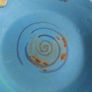 Beautiful Thomas Diem Ceramics Handcrafted Pottery Shallow Dish from the Collectable but Discontinued Torc Range, in Fabulous Shades of Turquoise and Blue Image 4