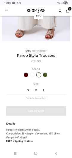 Pareo Style Trousers