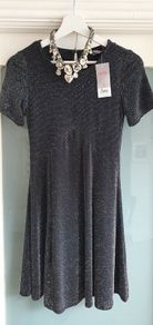 DP black shimmer skater Sz 8 Petite - Bnwt Rrp 35