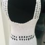 Cream Crochet Dress Size 10 as new Image 3