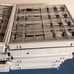 Free Recessed fluorescent office light fittings