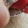 9ct white Gold dress ring Image 3
