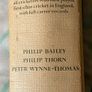cricket book This is a copy of Who's Who of Cricketers by Philip Bailey, Philip Thorn, and Peter Wynne-Thomas, Image 3