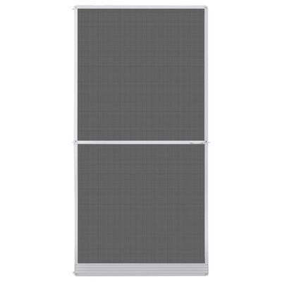 White Hinged Insect Screen for Doors 120 x 240 cm
