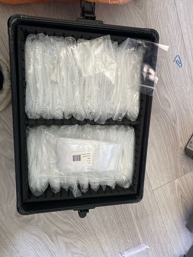 Sample zip bags