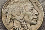 USA United States 1937 D Indian Head Buffalo Nickel 5 Cents