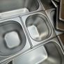 8x Vogue Stainless Steel Gastronorm Tray 150mm Image 4