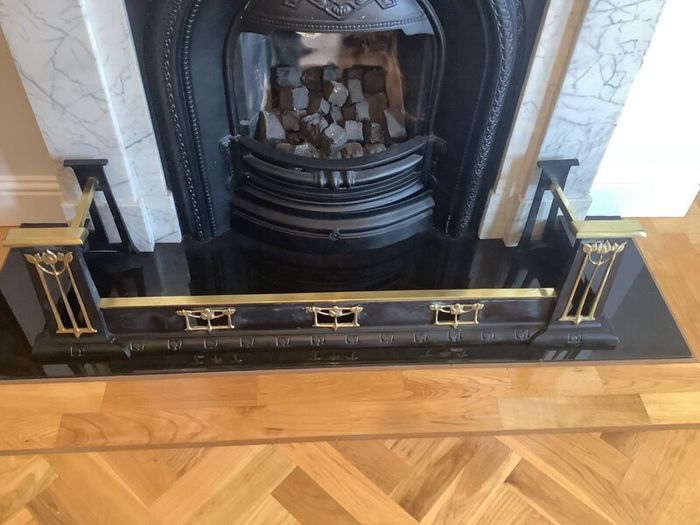 Art Nouveau Fire Fender