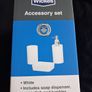 Brand New Wickes Accessory Set - Soap Dispenser, Soap Dish, Tumbler - Colour - White - RRP - 12.99 Image 3