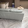 Italian leather 3 seater couch Image 4