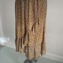 Bnwot fransa mustard/olive pattern shirt size small wrap effect frilled detail Image 7