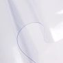Crystal Clear PVC Tablecloth Vinyl Oilcloth Waterproof Fabric Table Protector 150 and 200  MICRONS Thick (160cm x 80cm; 200 cm x 100cm) Image 2