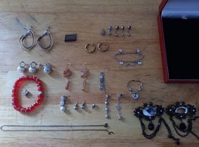 earrings, necklaces, piercing, etc