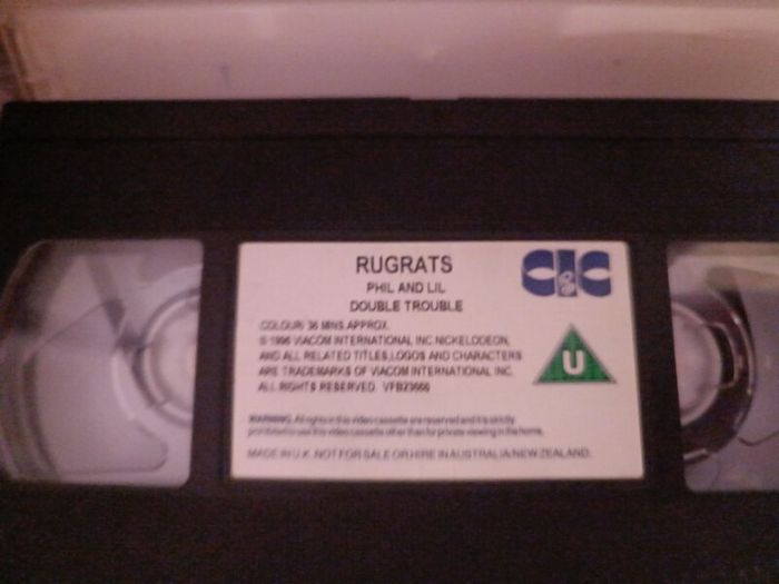FOR SALE Vintage 1996 Rugrats Nickelodeon VHS Tape
