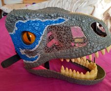 Chomp and Roar Jurassic Blue mask