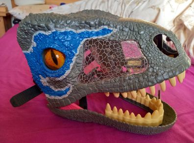 Chomp and Roar Jurassic Blue mask
