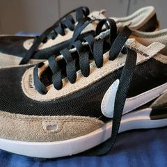 Nike waffle trainers uk 5 black
