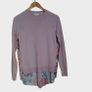 Ted Baker silk floral pleated sweater Image 2