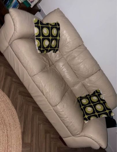 3 & 2 Seater Genuine Leather Sofas