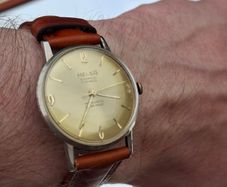 Vintage Helsa Superflat men's watch 1960s