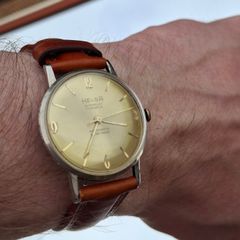 Vintage Helsa Superflat men's watch 1960s