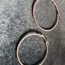 Sterling silver hoop earrings Image 2