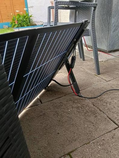 Vevor 100W Bifacial Foldable Solar Panel